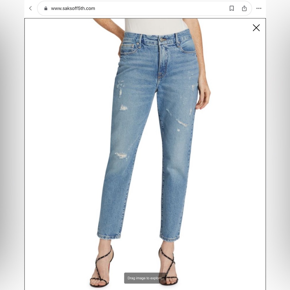 NWT Good American Good Classic Jeans